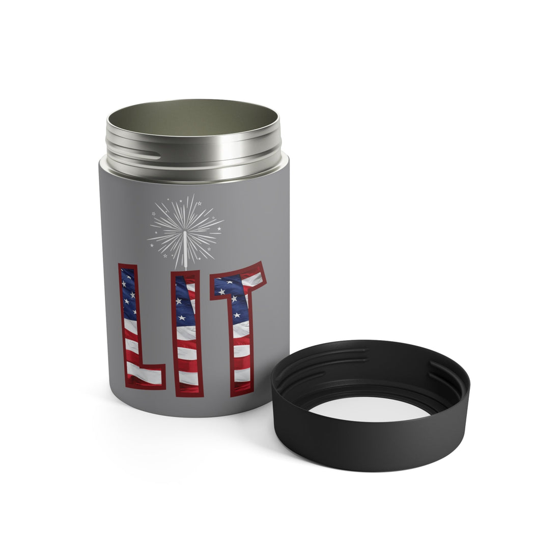 LIT This 4th of July Can Holder - Mug - Positively Sassy - LIT This 4th of July Can Holder