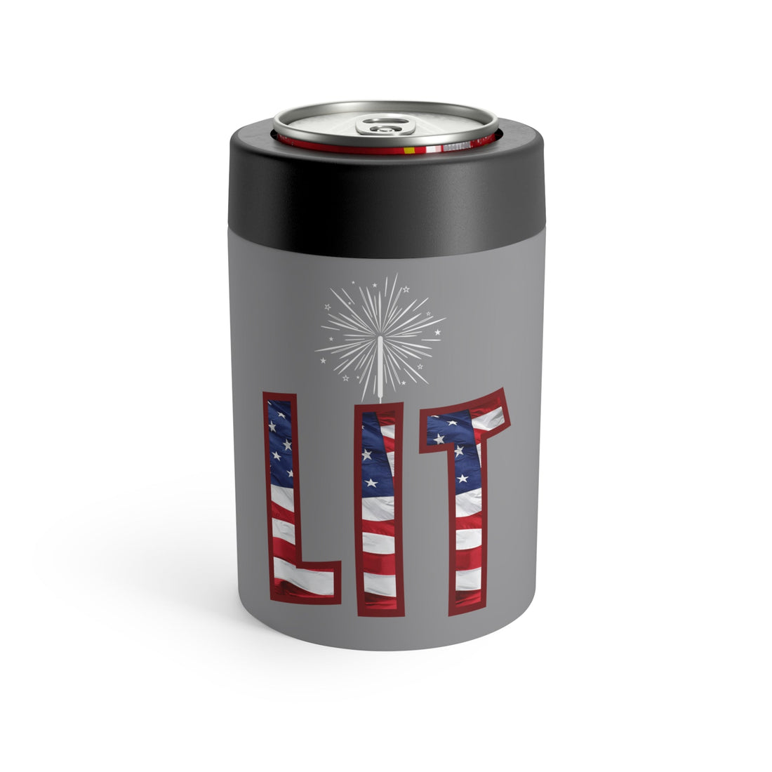 LIT This 4th of July Can Holder - Mug - Positively Sassy - LIT This 4th of July Can Holder