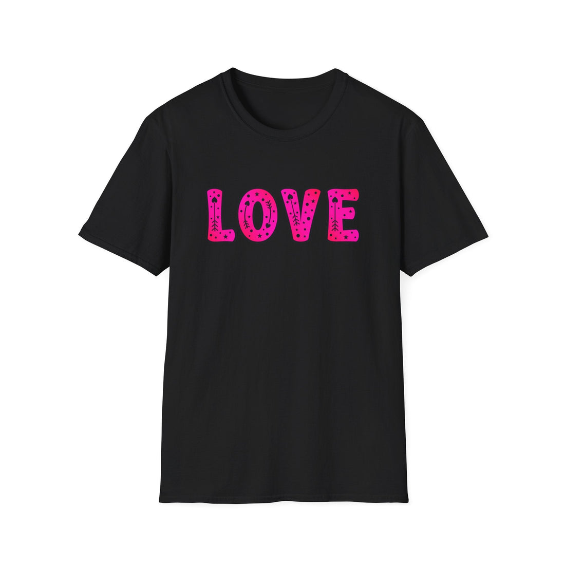 LOVE Unisex Softstyle Gildan 64000 T-Shirt - T-Shirt - Positively Sassy - LOVE Unisex Softstyle Gildan 64000 T-Shirt