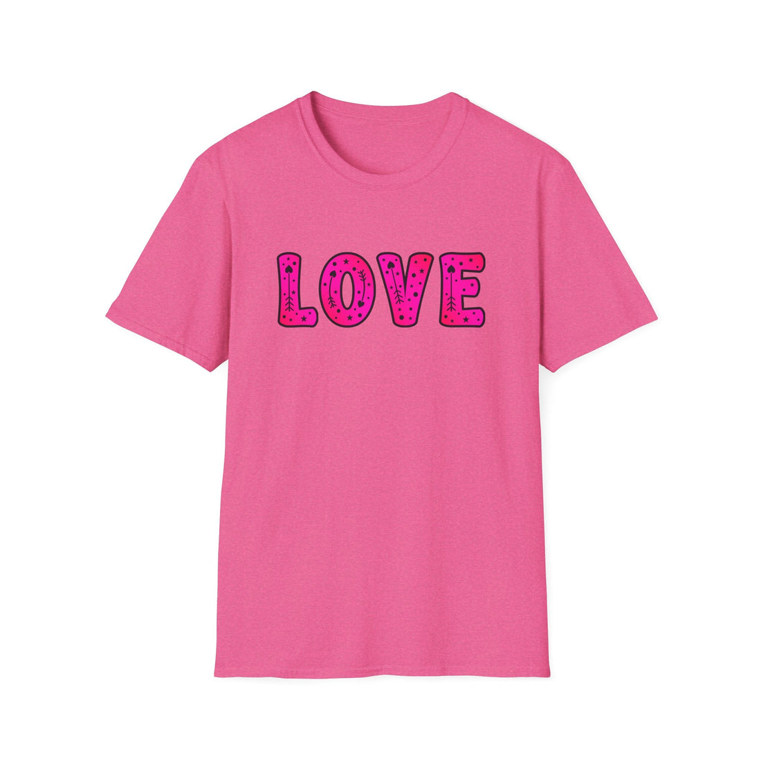 LOVE Unisex Softstyle Gildan 64000 T-Shirt - T-Shirt - Positively Sassy - LOVE Unisex Softstyle Gildan 64000 T-Shirt