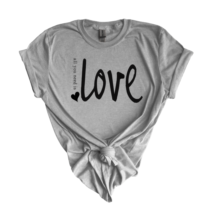 Love Unisex Softstyle T-Shirt | Casual Gift, Everyday Wear, Valentine's Day, Romantic Apparel, Comfortable Tee - T-Shirt - Positively Sassy - Love Unisex Softstyle T-Shirt | Casual Gift, Everyday Wear, Valentine's Day, Romantic Apparel, Comfortable Tee