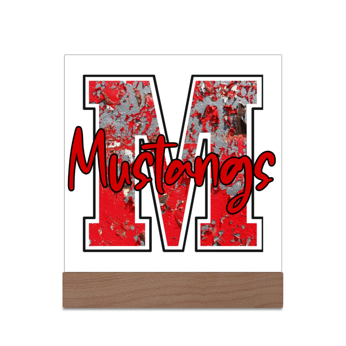 Macksville Mustangs Plaque - Positively Sassy - Macksville Mustangs Plaque