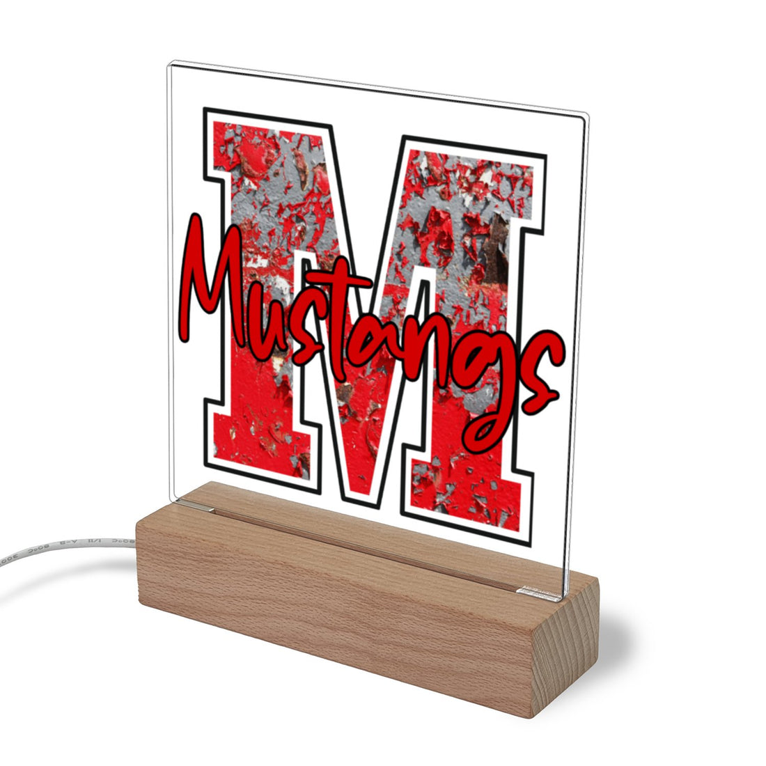 Macksville Mustangs Plaque - Positively Sassy - Macksville Mustangs Plaque