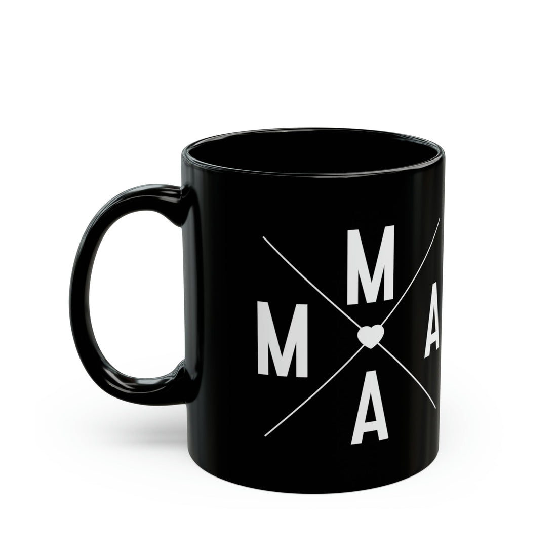 MAMA Arrows Black Mug (11oz) - Mug - Positively Sassy - MAMA Arrows Black Mug (11oz)