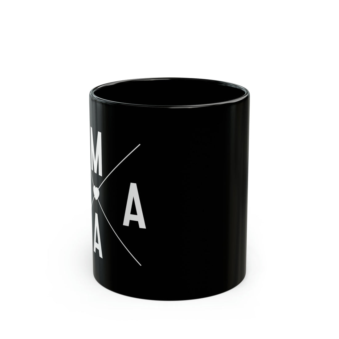 MAMA Arrows Black Mug (11oz) - Mug - Positively Sassy - MAMA Arrows Black Mug (11oz)