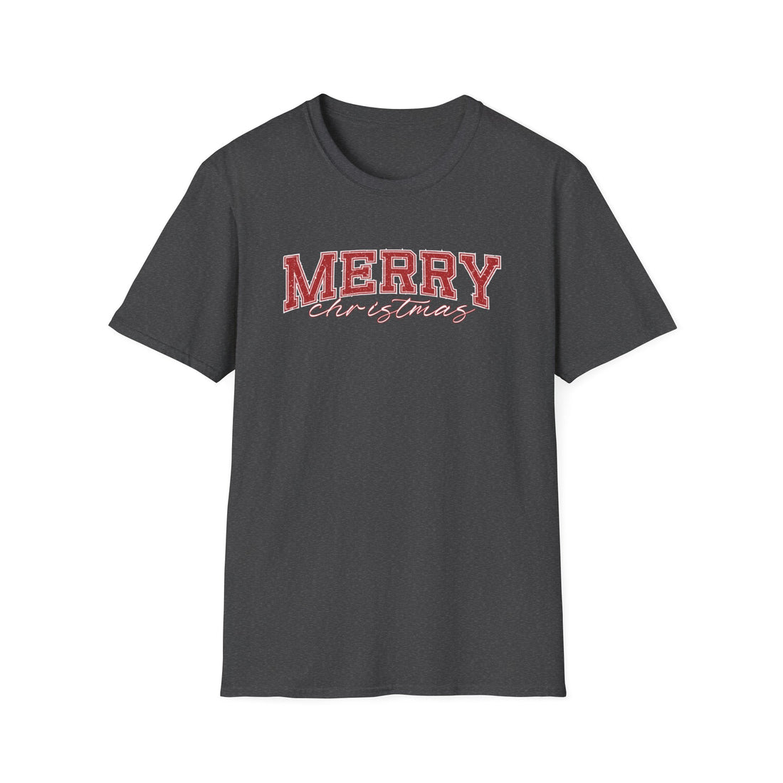 Merry Christmas Unisex Softstyle T-Shirt - T-Shirt - Positively Sassy - Merry Christmas Unisex Softstyle T-Shirt