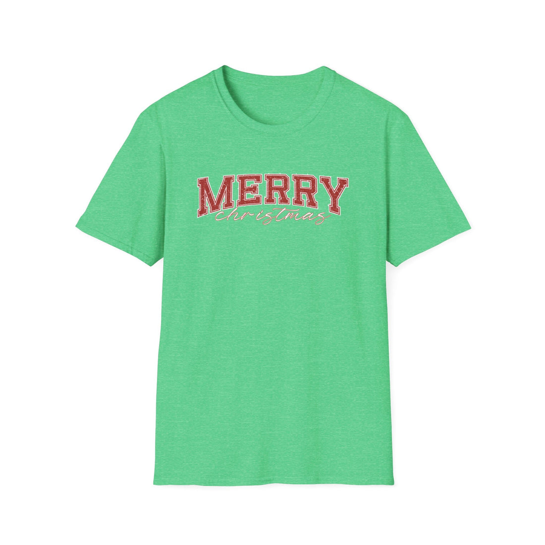 Merry Christmas Unisex Softstyle T-Shirt - T-Shirt - Positively Sassy - Merry Christmas Unisex Softstyle T-Shirt