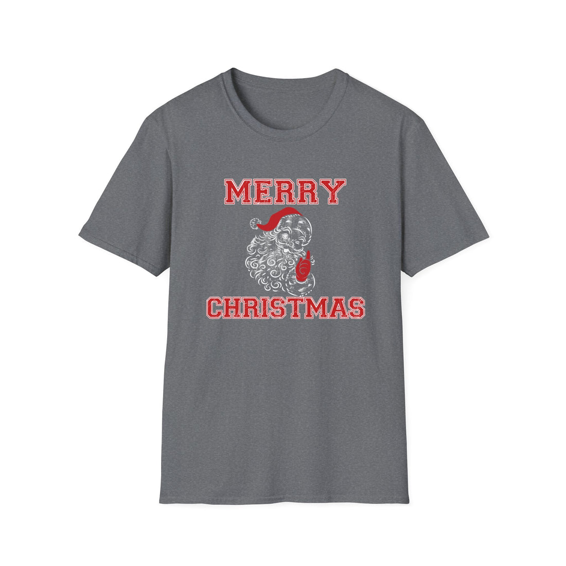 Merry Santa Unisex Softstyle T-Shirt - T-Shirt - Positively Sassy - Merry Santa Unisex Softstyle T-Shirt