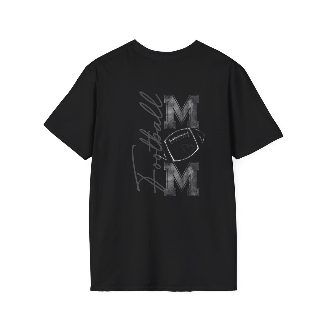 Mom Football Unisex T-Shirt, Gift for Sports Moms, Softstyle Tee, Casual Wear, Birthday Gift for Moms, Mother’s Day - T-Shirt - Positively Sassy - Mom Football Unisex T-Shirt, Gift for Sports Moms, Softstyle Tee, Casual Wear, Birthday Gift for Moms, Mother’s Day
