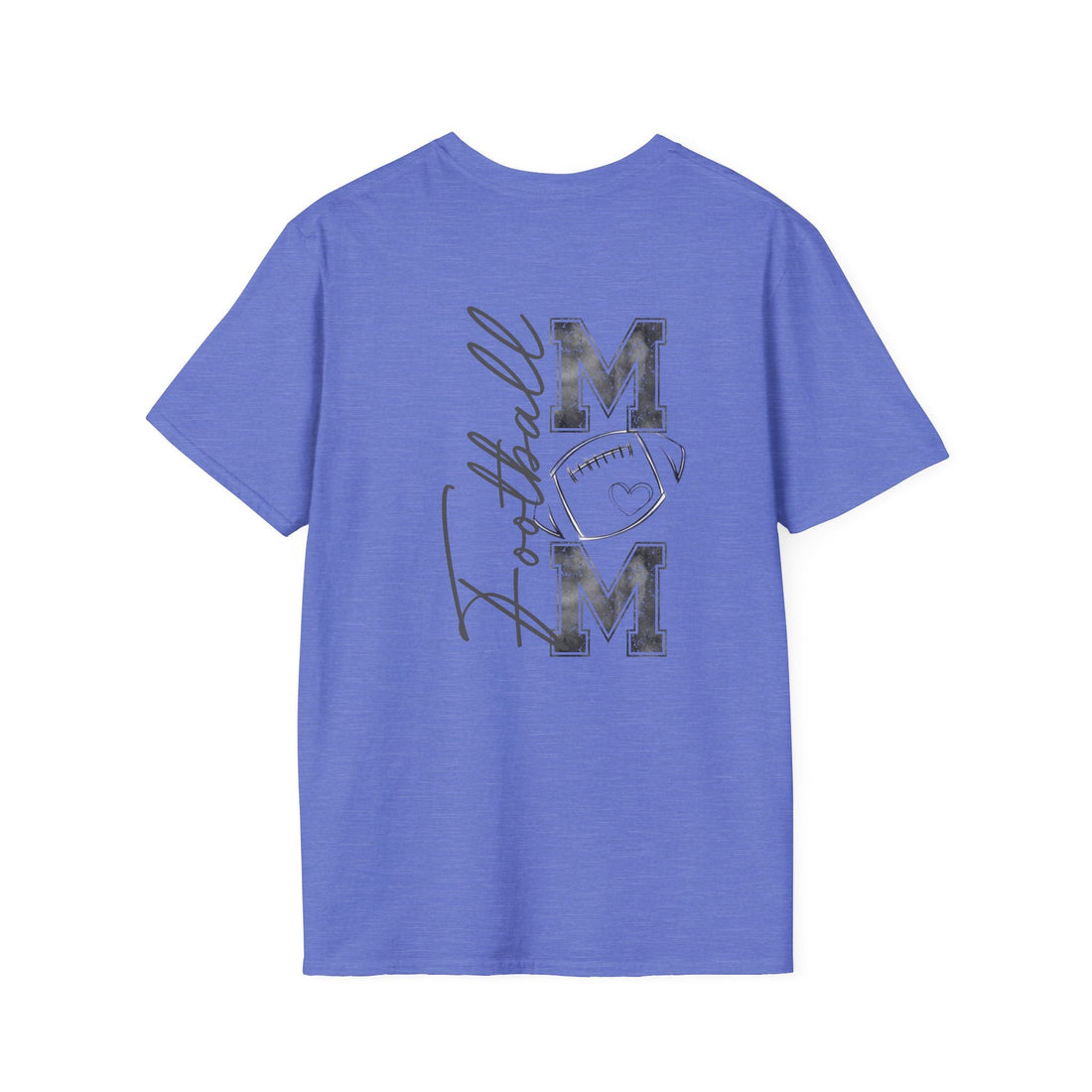 Mom Football Unisex T-Shirt, Gift for Sports Moms, Softstyle Tee, Casual Wear, Birthday Gift for Moms, Mother’s Day - T-Shirt - Positively Sassy - Mom Football Unisex T-Shirt, Gift for Sports Moms, Softstyle Tee, Casual Wear, Birthday Gift for Moms, Mother’s Day