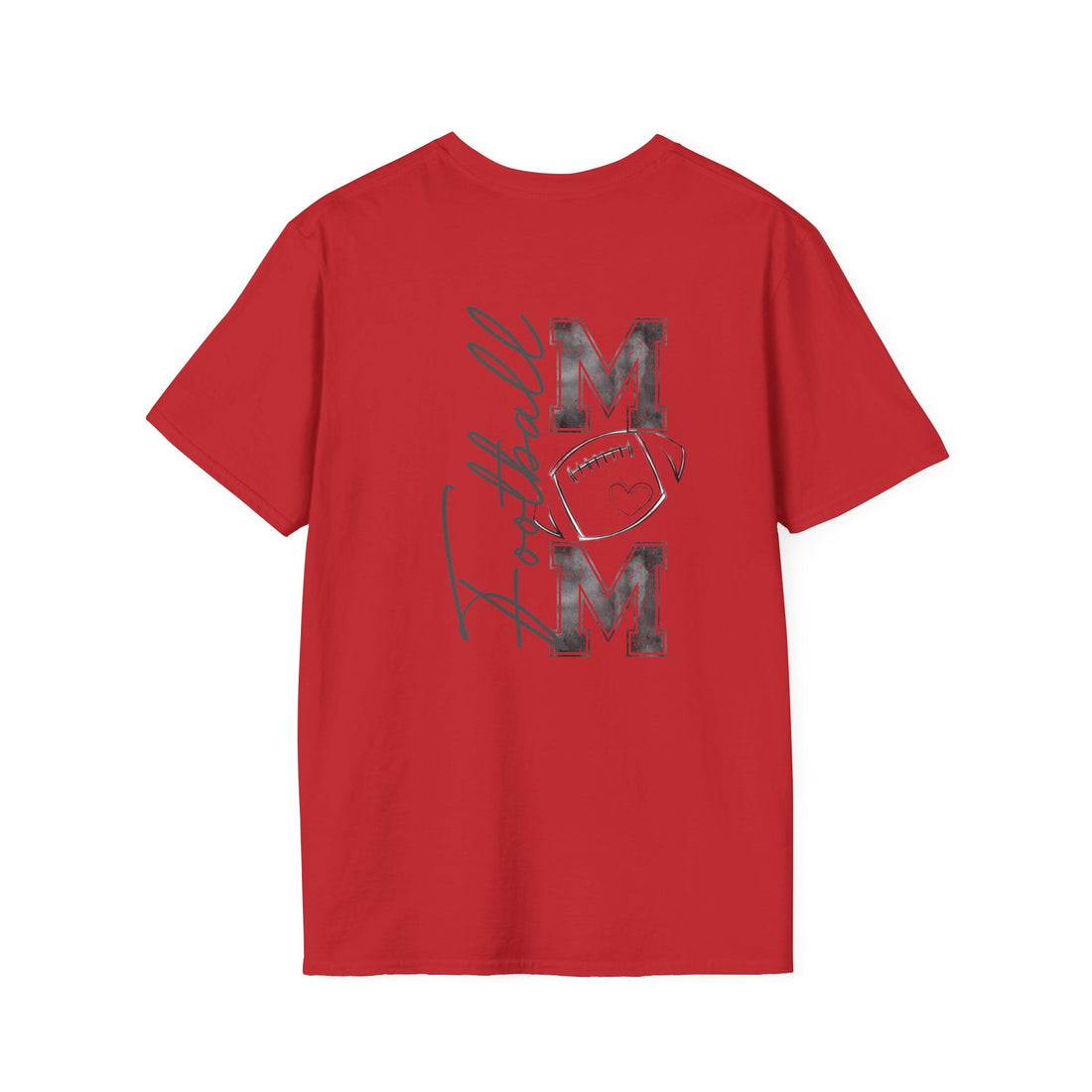 Mom Football Unisex T-Shirt, Gift for Sports Moms, Softstyle Tee, Casual Wear, Birthday Gift for Moms, Mother’s Day - T-Shirt - Positively Sassy - Mom Football Unisex T-Shirt, Gift for Sports Moms, Softstyle Tee, Casual Wear, Birthday Gift for Moms, Mother’s Day
