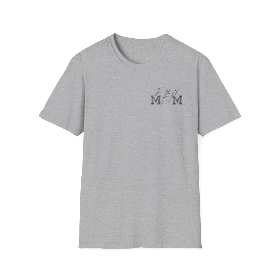 Mom Football Unisex T-Shirt, Gift for Sports Moms, Softstyle Tee, Casual Wear, Birthday Gift for Moms, Mother’s Day - T-Shirt - Positively Sassy - Mom Football Unisex T-Shirt, Gift for Sports Moms, Softstyle Tee, Casual Wear, Birthday Gift for Moms, Mother’s Day