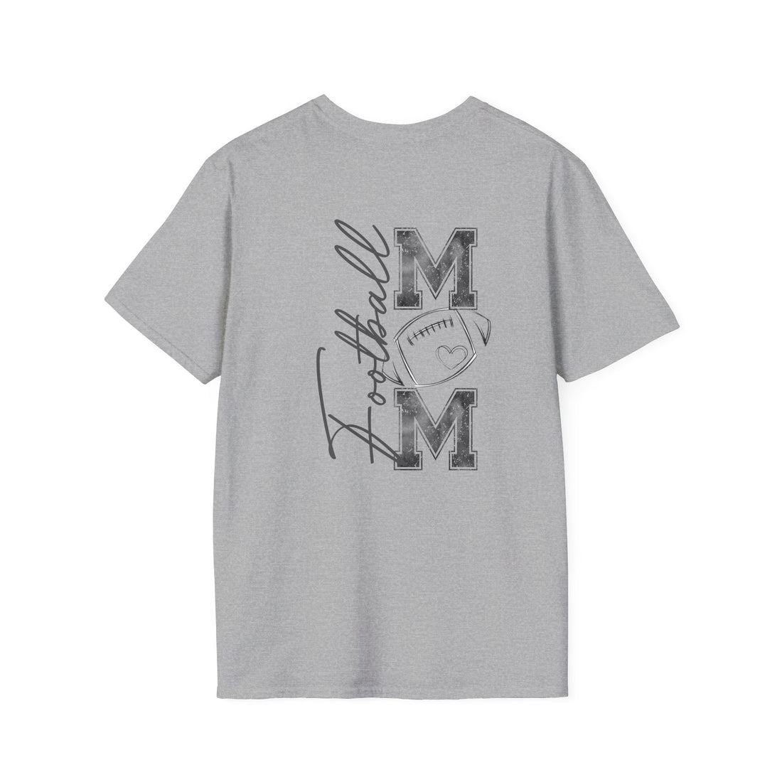 Mom Football Unisex T-Shirt, Gift for Sports Moms, Softstyle Tee, Casual Wear, Birthday Gift for Moms, Mother’s Day - T-Shirt - Positively Sassy - Mom Football Unisex T-Shirt, Gift for Sports Moms, Softstyle Tee, Casual Wear, Birthday Gift for Moms, Mother’s Day