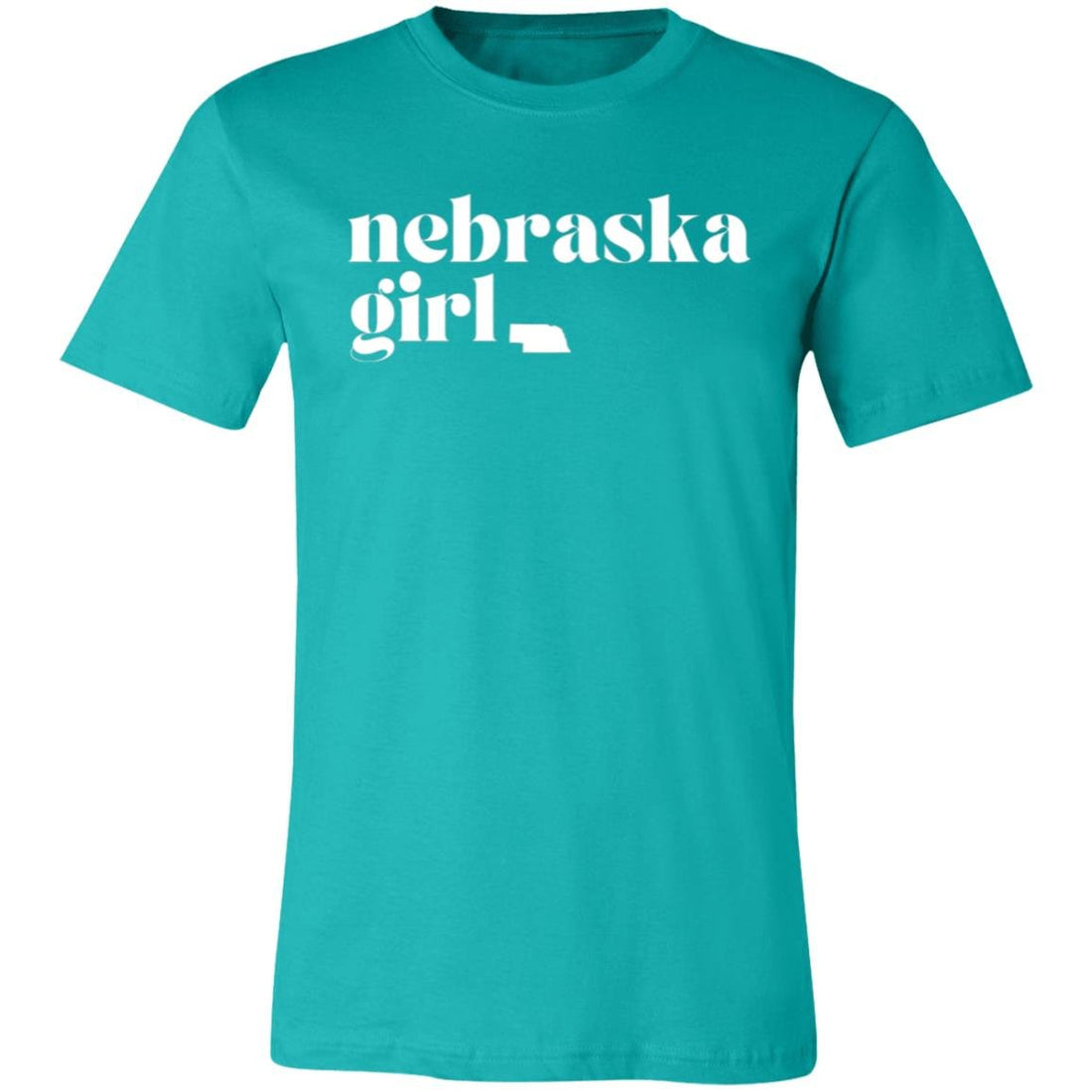 Nebraska Girl Bella 3001 - T - Shirts - Positively Sassy - Nebraska Girl Bella 3001