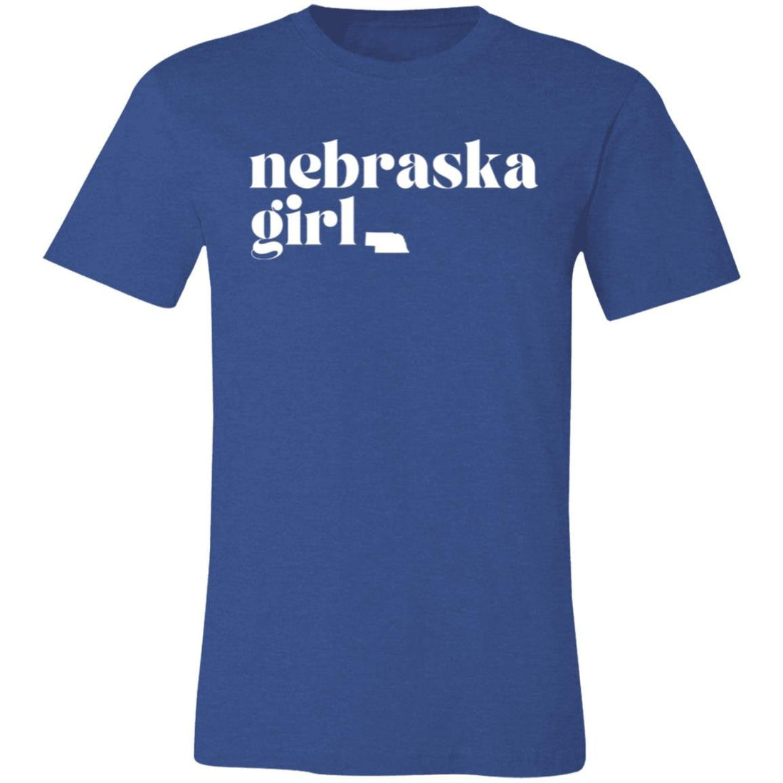 Nebraska Girl Bella 3001 - T - Shirts - Positively Sassy - Nebraska Girl Bella 3001