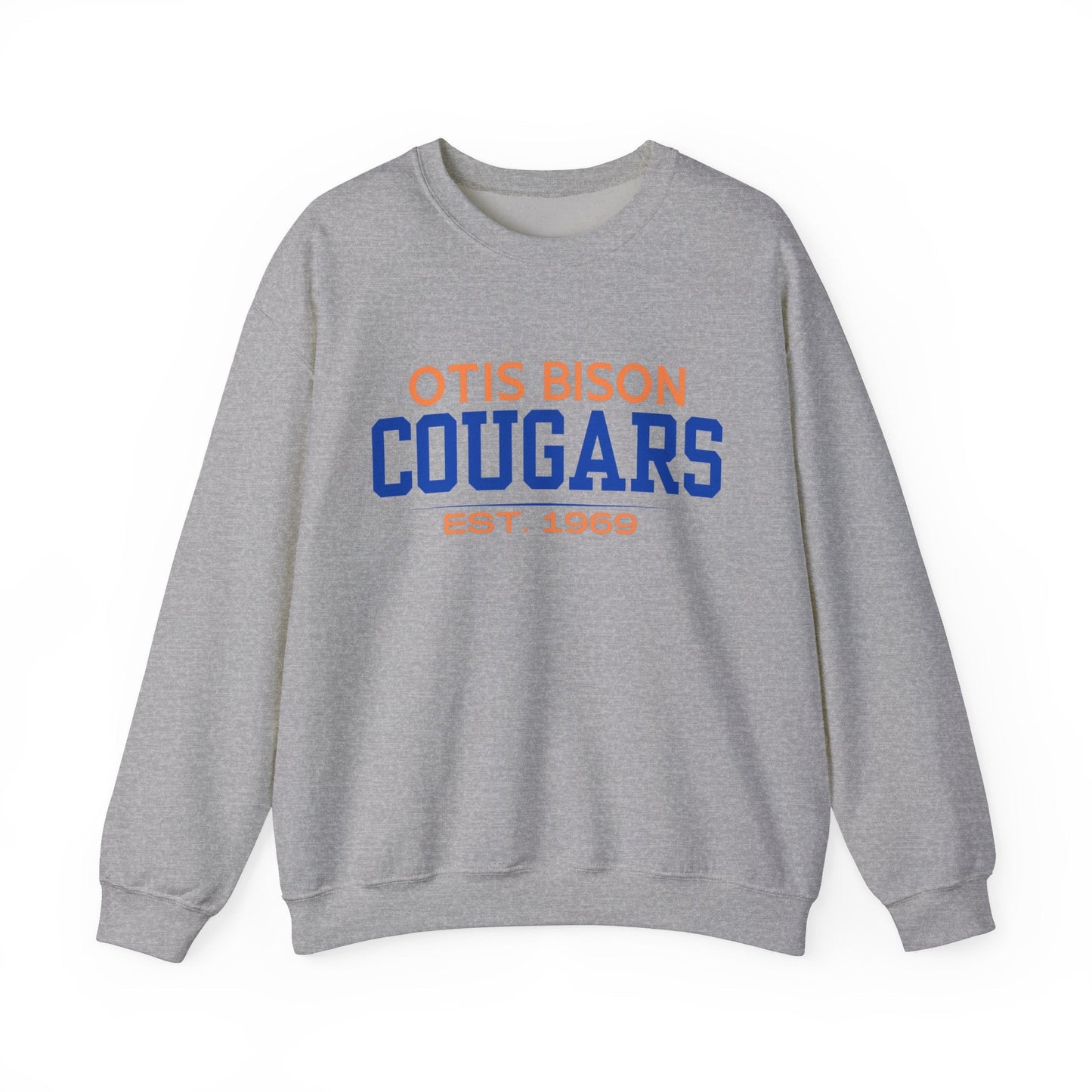 OB Cougars Est (OB 16) Unisex Heavy Blend™ Crewneck Sweatshirt - Sweatshirt - Positively Sassy - OB Cougars Est (OB 16) Unisex Heavy Blend™ Crewneck Sweatshirt