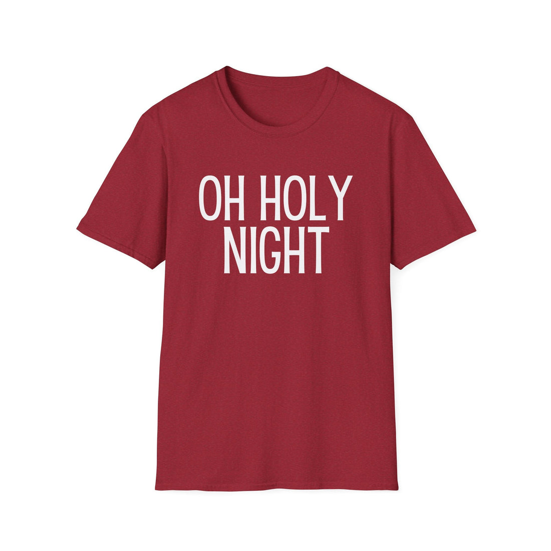 OH Holy Night - Unisex Softstyle T-Shirt - T-Shirt - Positively Sassy - OH Holy Night - Unisex Softstyle T-Shirt