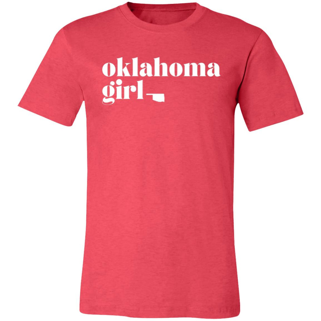 Oklahoma Girl Bella 3001 - T - Shirts - Positively Sassy - Oklahoma Girl Bella 3001