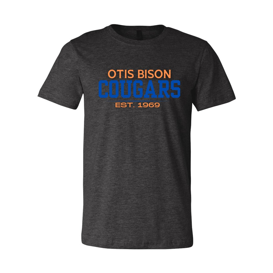 Otis Bison Cougars Est. Short Sleeve Jersey Tee - T - Shirts - Positively Sassy - Otis Bison Cougars Est. Short Sleeve Jersey Tee