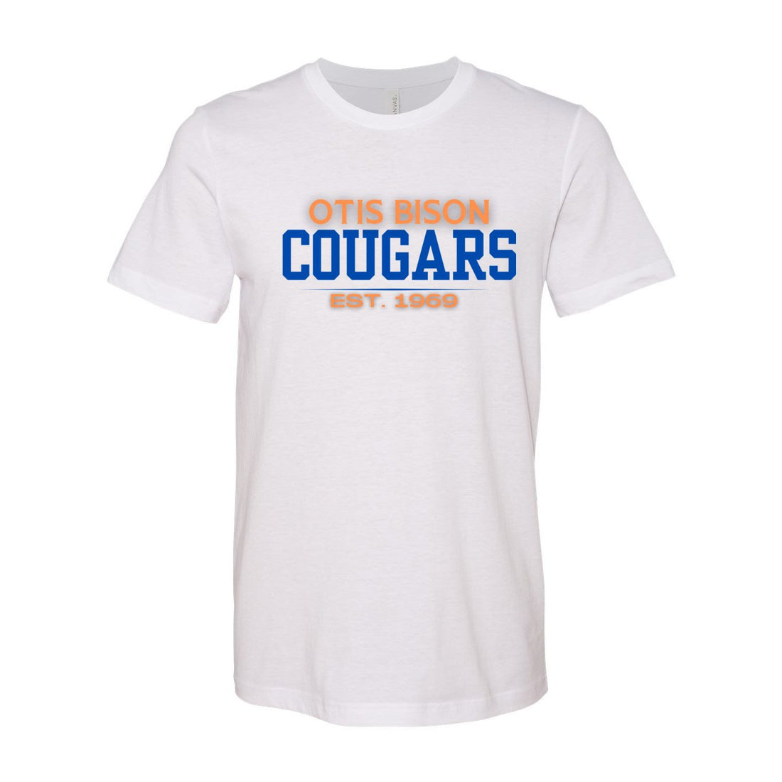 Otis Bison Cougars Est. Short Sleeve Jersey Tee - T - Shirts - Positively Sassy - Otis Bison Cougars Est. Short Sleeve Jersey Tee