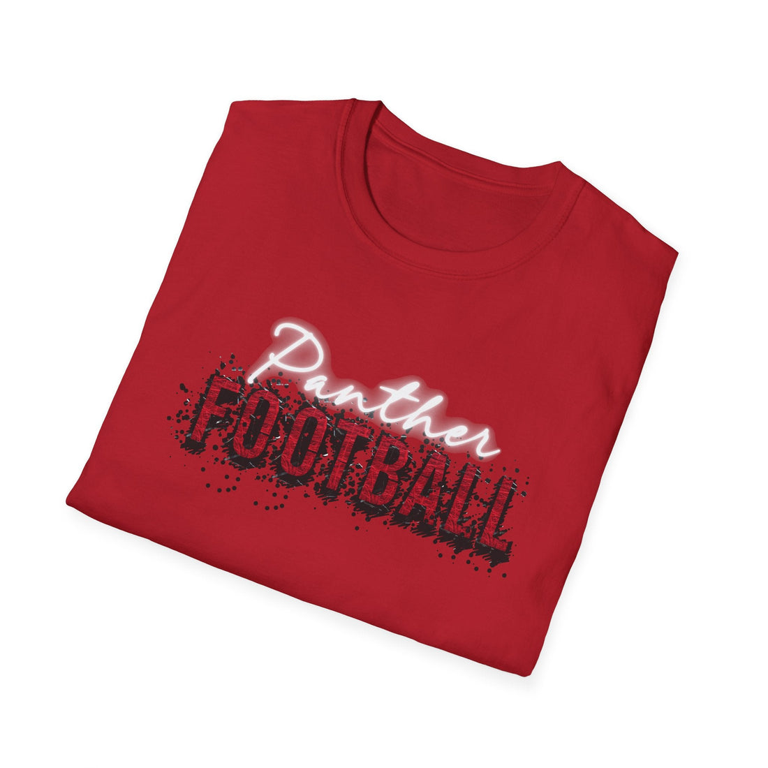 Panther Football Unisex Softstyle T-Shirt | Game Day Tee, Sports Apparel, Team Shirt, Casual Wear, Football Fan Gear - T-Shirt - Positively Sassy - Panther Football Unisex Softstyle T-Shirt | Game Day Tee, Sports Apparel, Team Shirt, Casual Wear, Football Fan Gear