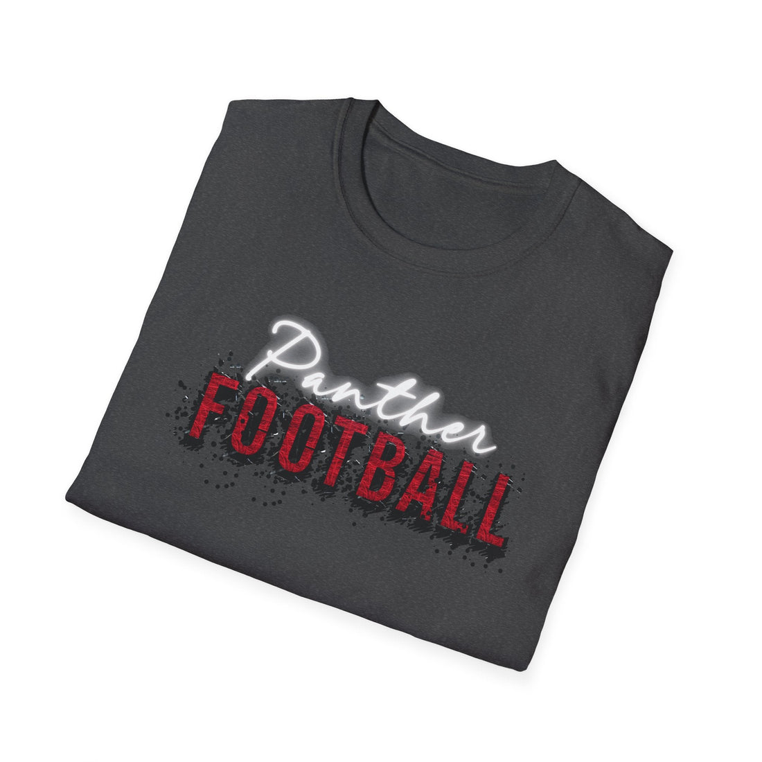 Panther Football Unisex Softstyle T-Shirt | Game Day Tee, Sports Apparel, Team Shirt, Casual Wear, Football Fan Gear - T-Shirt - Positively Sassy - Panther Football Unisex Softstyle T-Shirt | Game Day Tee, Sports Apparel, Team Shirt, Casual Wear, Football Fan Gear