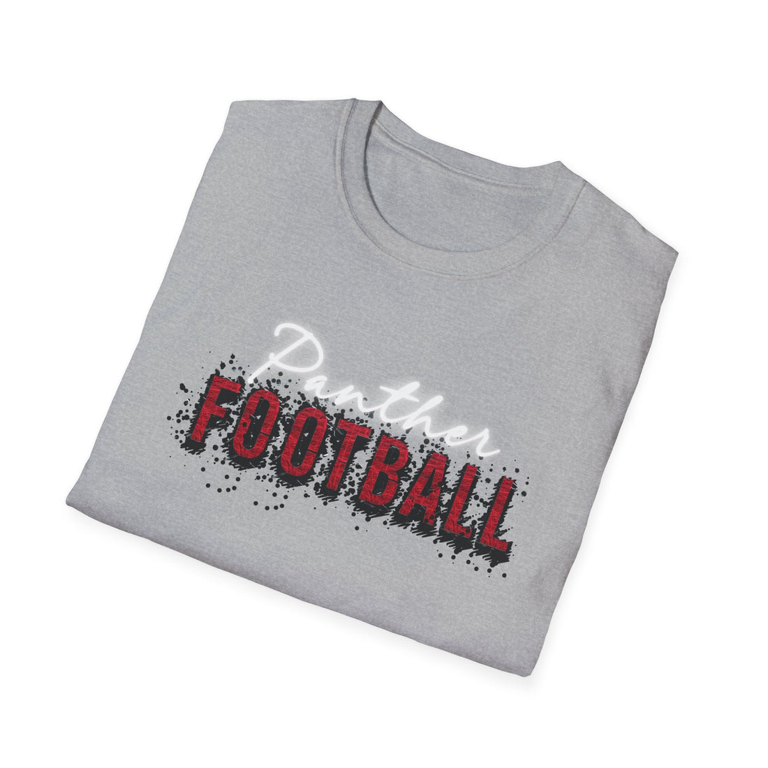 Panther Football Unisex Softstyle T-Shirt | Game Day Tee, Sports Apparel, Team Shirt, Casual Wear, Football Fan Gear - T-Shirt - Positively Sassy - Panther Football Unisex Softstyle T-Shirt | Game Day Tee, Sports Apparel, Team Shirt, Casual Wear, Football Fan Gear