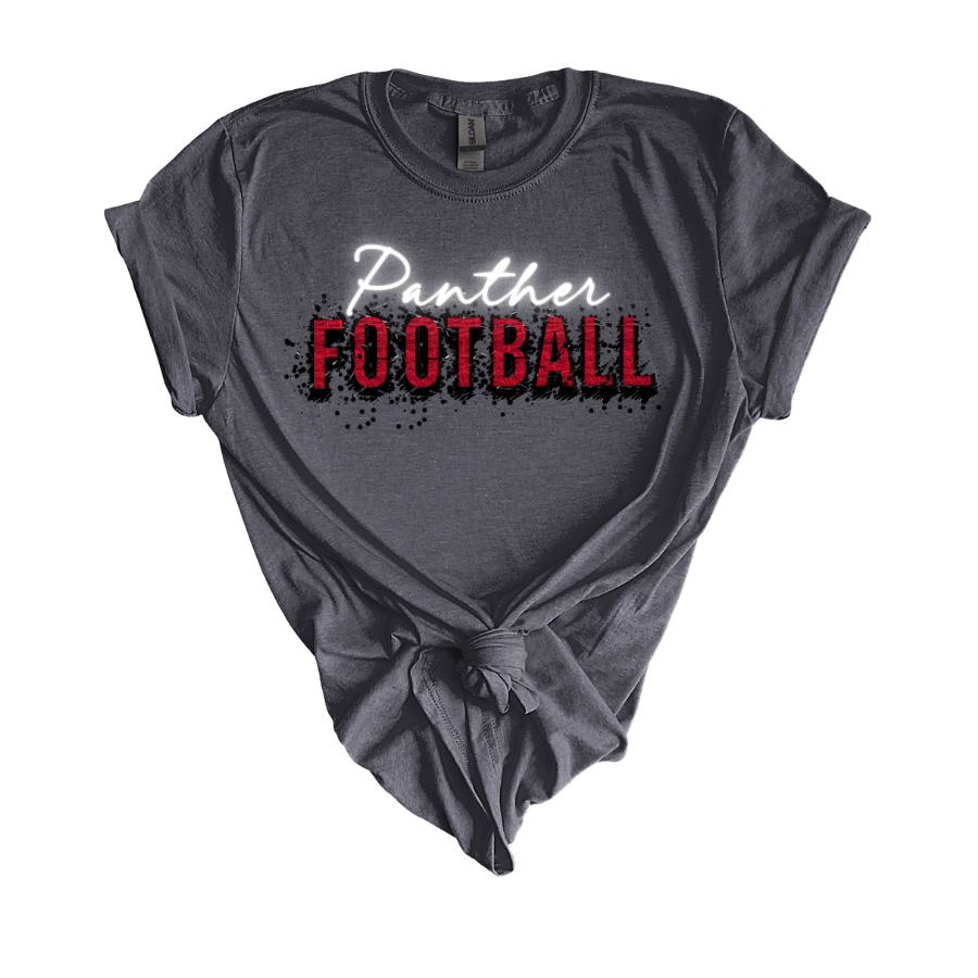 Panther Football Unisex Softstyle T-Shirt | Game Day Tee, Sports Apparel, Team Shirt, Casual Wear, Football Fan Gear - T-Shirt - Positively Sassy - Panther Football Unisex Softstyle T-Shirt | Game Day Tee, Sports Apparel, Team Shirt, Casual Wear, Football Fan Gear