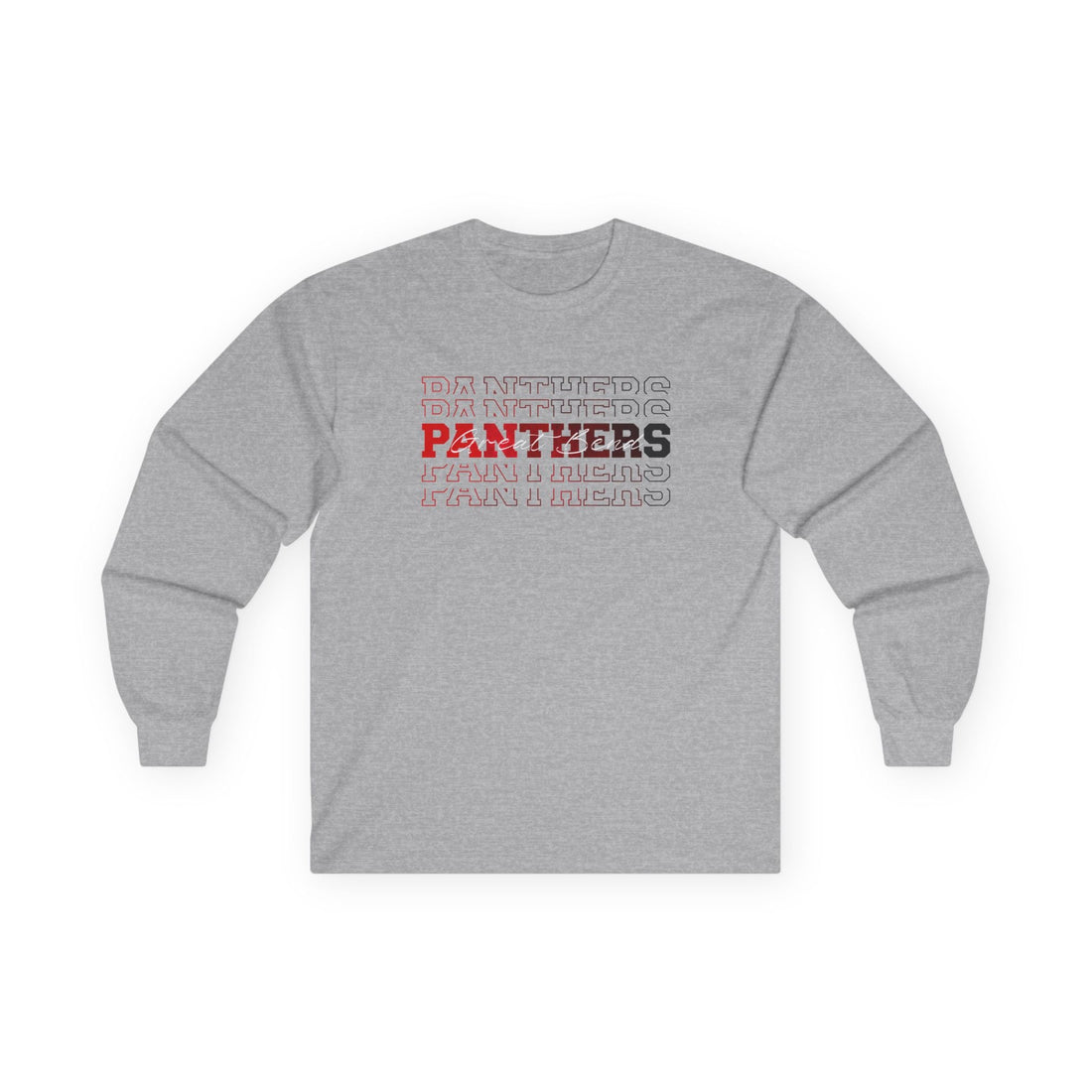 Panthers Fade Long Sleeve Tee - Panther Fans Unite Design - Long - sleeve - Positively Sassy - Panthers Fade Long Sleeve Tee - Panther Fans Unite Design