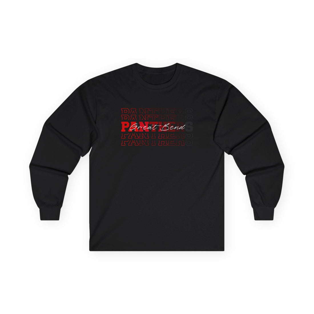 Panthers Fade Long Sleeve Tee - Panther Fans Unite Design - Long - sleeve - Positively Sassy - Panthers Fade Long Sleeve Tee - Panther Fans Unite Design