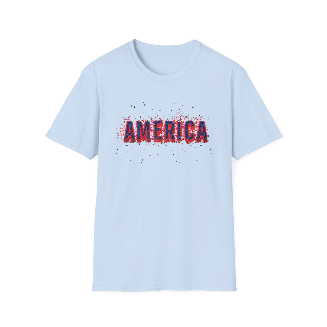 Patriotic America T-Shirt, Unisex Graphic Tee, Independence Day Shirt, 4th of July Outfit, Casual Summer Wear - T-Shirt - Positively Sassy - Patriotic America T-Shirt, Unisex Graphic Tee, Independence Day Shirt, 4th of July Outfit, Casual Summer Wear