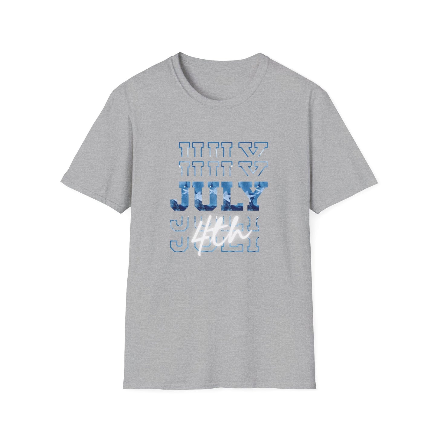 Patriotic July 4th Unisex T-Shirt - Perfect for Independence Day Celebrations, Family Gatherings, BBQs, and Summer Style! - T-Shirt - Positively Sassy - Patriotic July 4th Unisex T-Shirt - Perfect for Independence Day Celebrations, Family Gatherings, BBQs, and Summer Style!