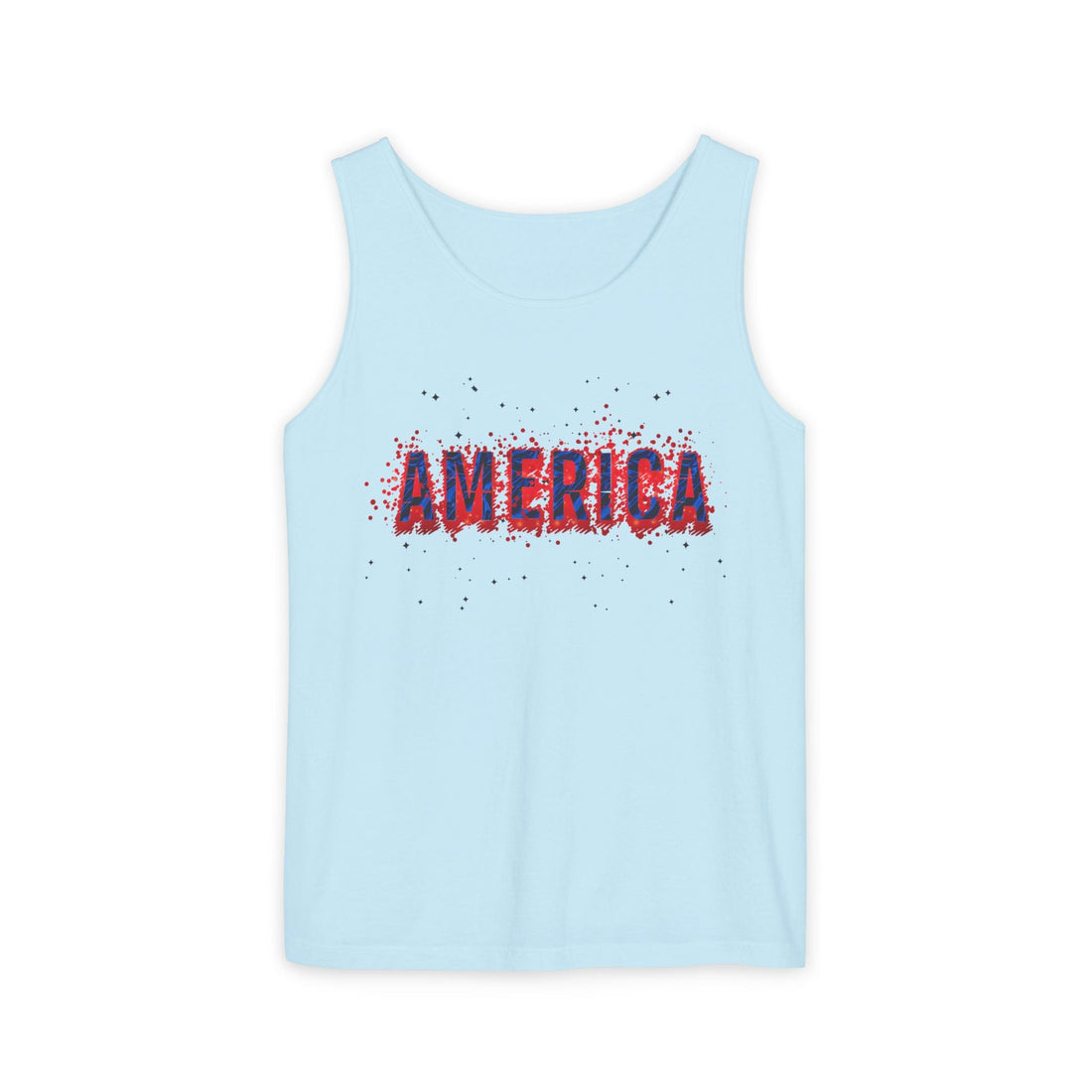 Patriotic Tank Top for Summer Celebrations, Unisex Fourth of July Apparel, Casual Independence Day Outfit, Festive Vacation Wear, [...] - Tank Top - Positively Sassy - Patriotic Tank Top for Summer Celebrations, Unisex Fourth of July Apparel, Casual Independence Day Outfit, Festive Vacation Wear, [...]