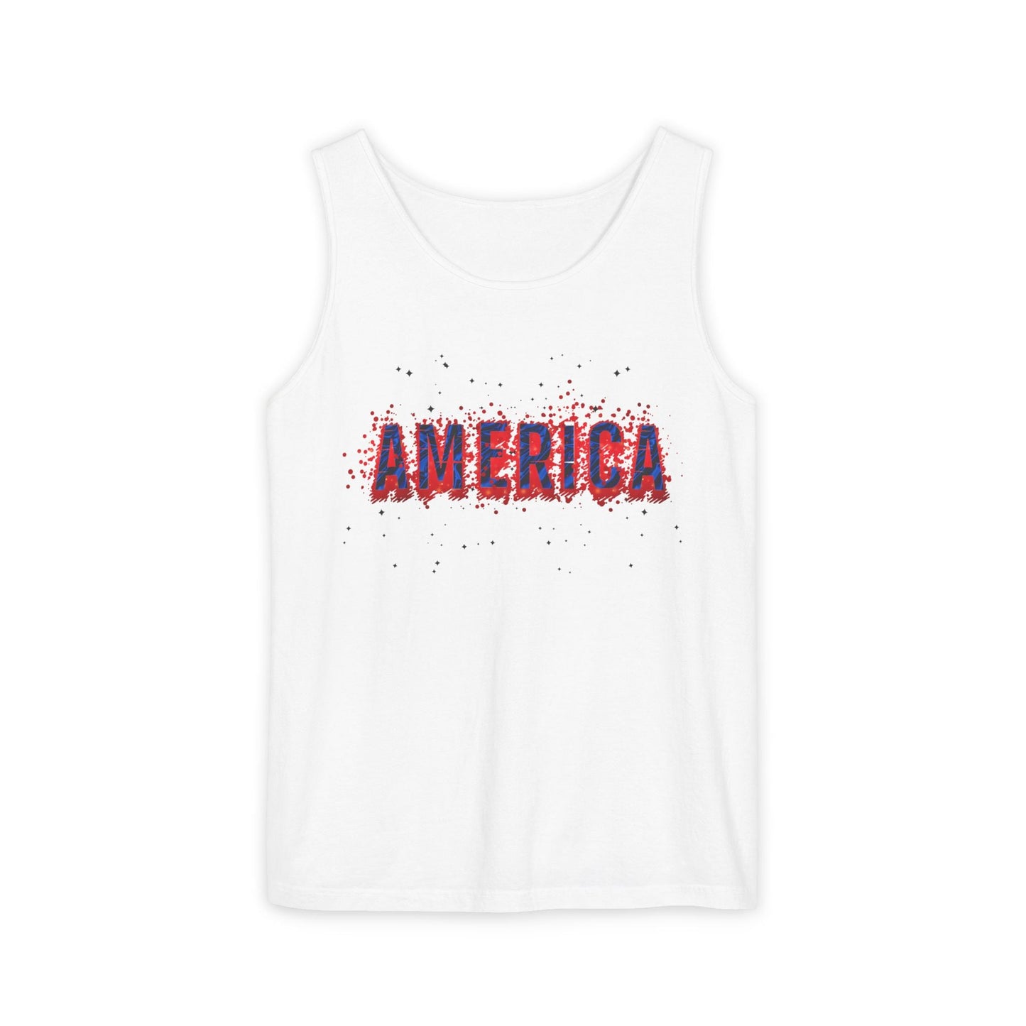 Patriotic Tank Top for Summer Celebrations, Unisex Fourth of July Apparel, Casual Independence Day Outfit, Festive Vacation Wear, [...] - Tank Top - Positively Sassy - Patriotic Tank Top for Summer Celebrations, Unisex Fourth of July Apparel, Casual Independence Day Outfit, Festive Vacation Wear, [...]
