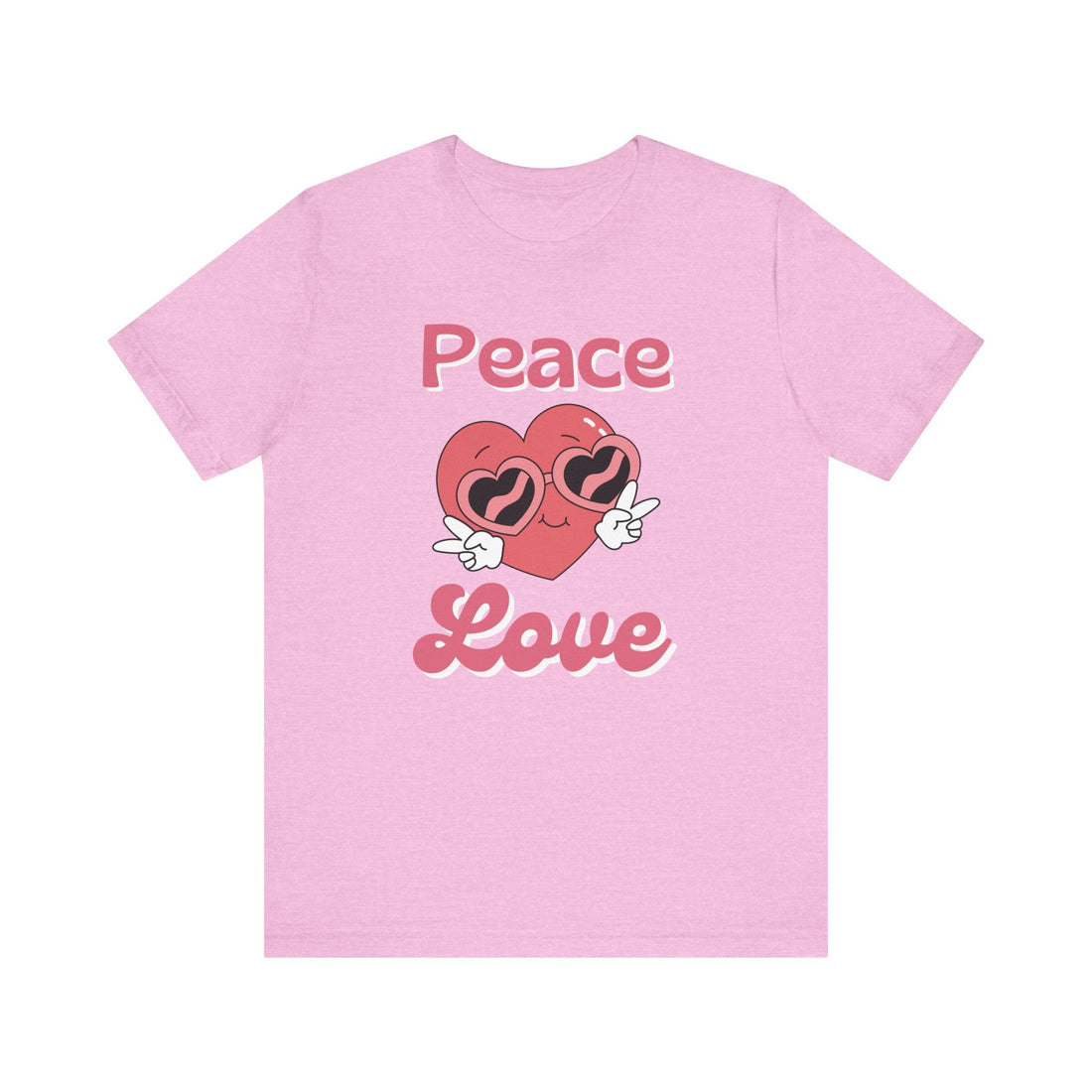 Peace Love Bella 3001 Jersey Short Sleeve Tee - T-Shirt - Positively Sassy - Peace Love Bella 3001 Jersey Short Sleeve Tee