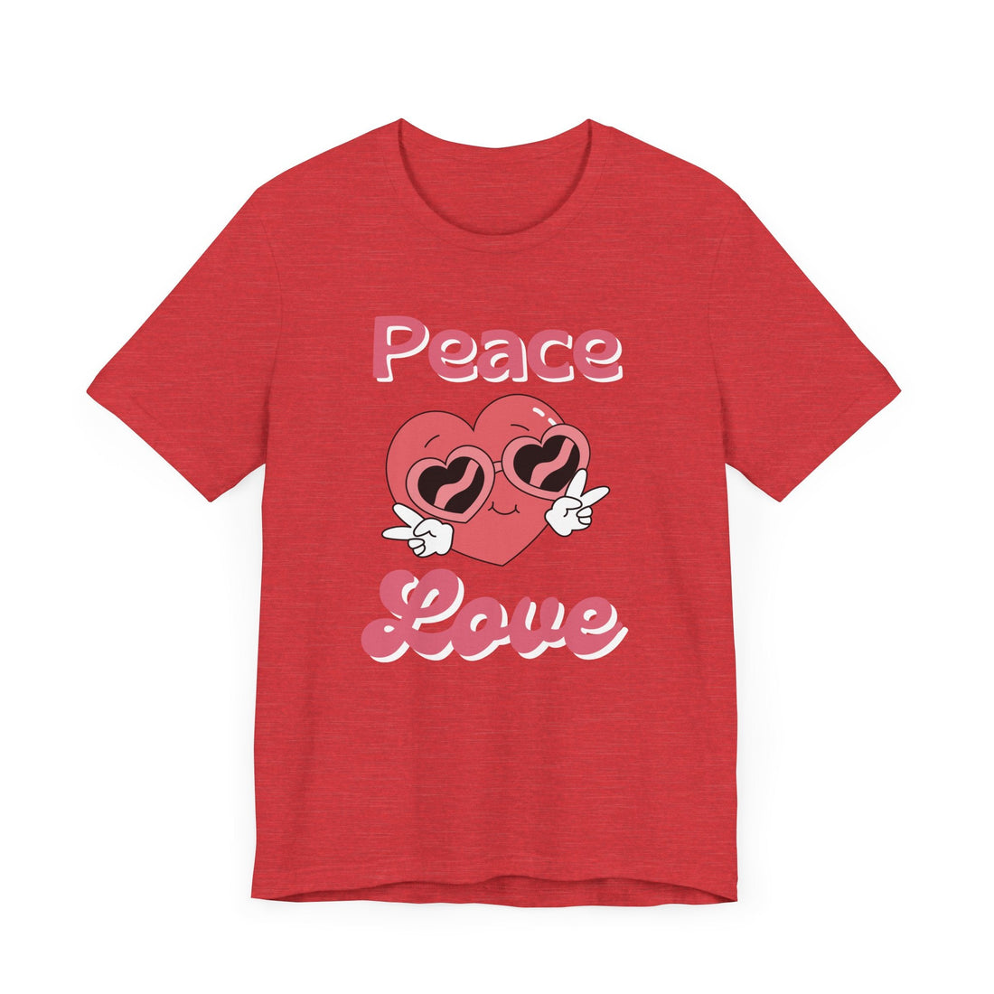 Peace Love Bella 3001 Jersey Short Sleeve Tee - T-Shirt - Positively Sassy - Peace Love Bella 3001 Jersey Short Sleeve Tee