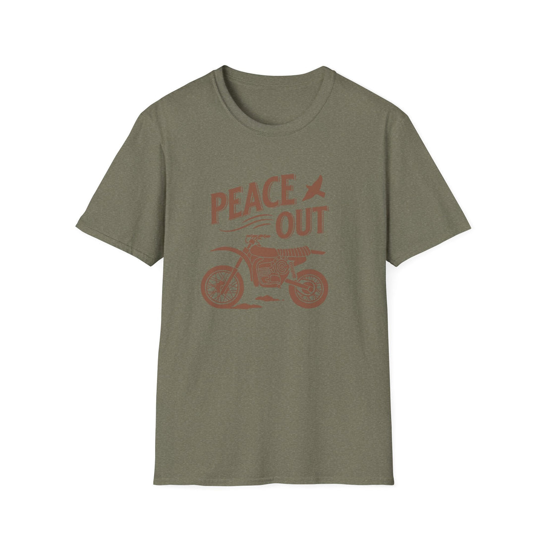 Peace Out Softstyle T-Shirt - T-Shirt - Positively Sassy - Peace Out Softstyle T-Shirt