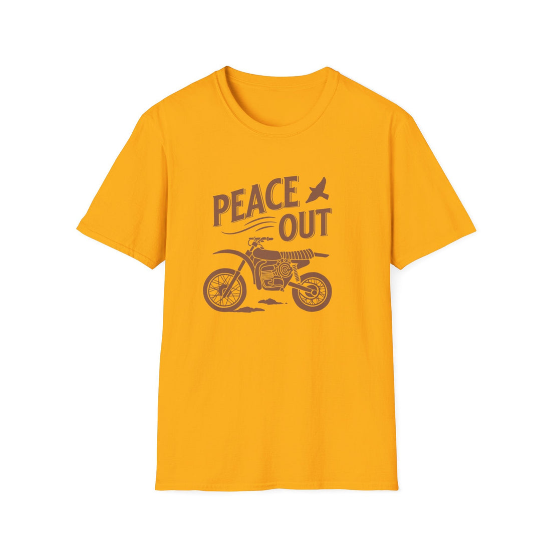 Peace Out Softstyle T-Shirt - T-Shirt - Positively Sassy - Peace Out Softstyle T-Shirt