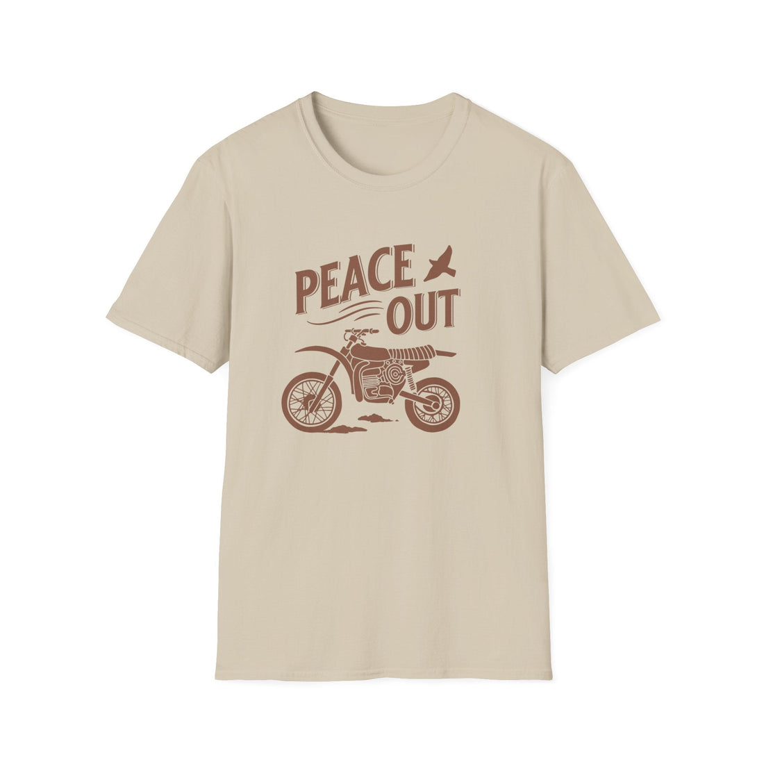 Peace Out Softstyle T-Shirt - T-Shirt - Positively Sassy - Peace Out Softstyle T-Shirt