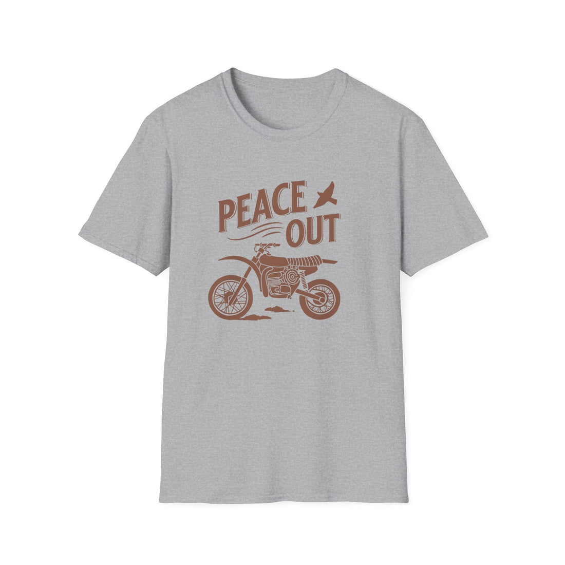 Peace Out Softstyle T-Shirt - T-Shirt - Positively Sassy - Peace Out Softstyle T-Shirt