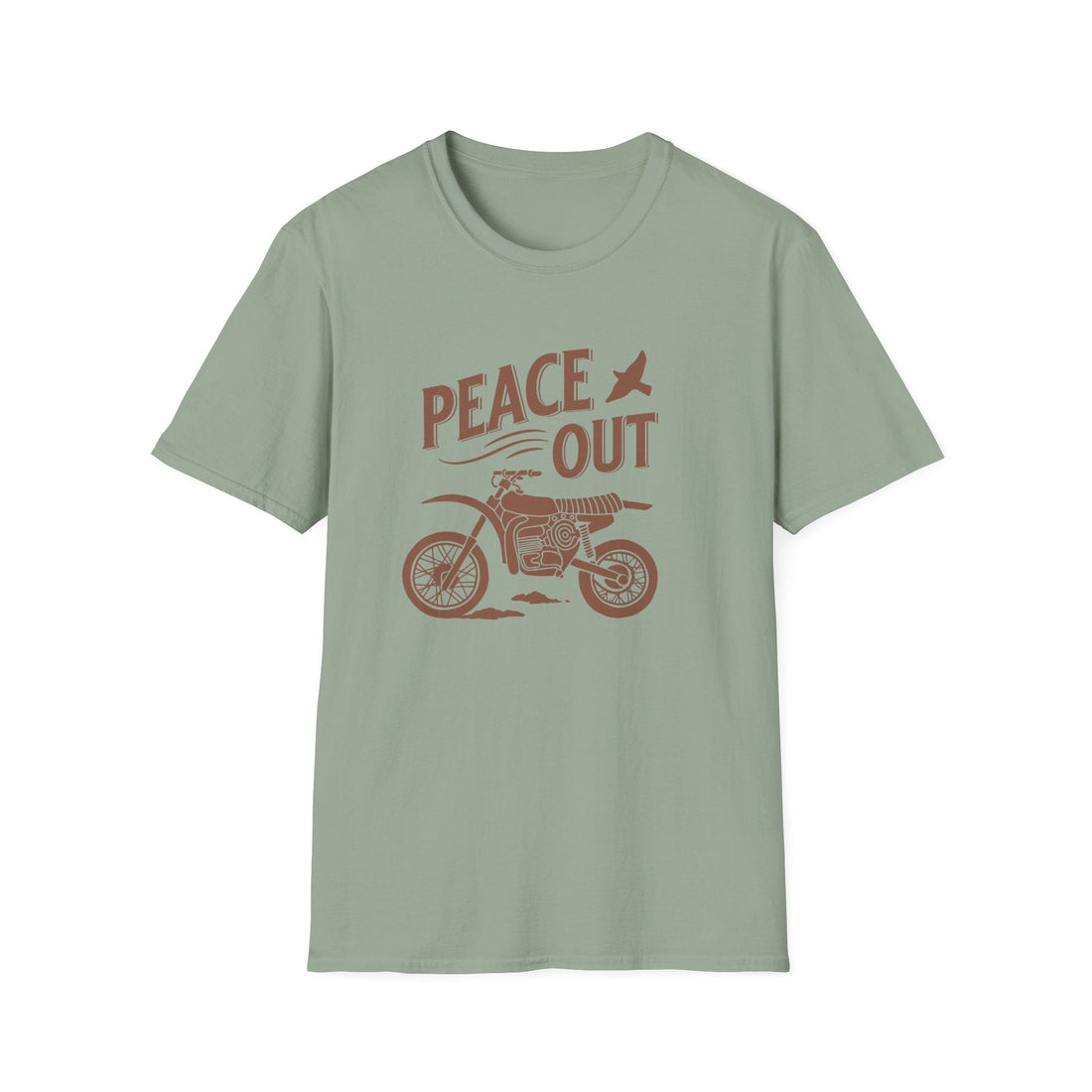 Peace Out Softstyle T-Shirt - T-Shirt - Positively Sassy - Peace Out Softstyle T-Shirt