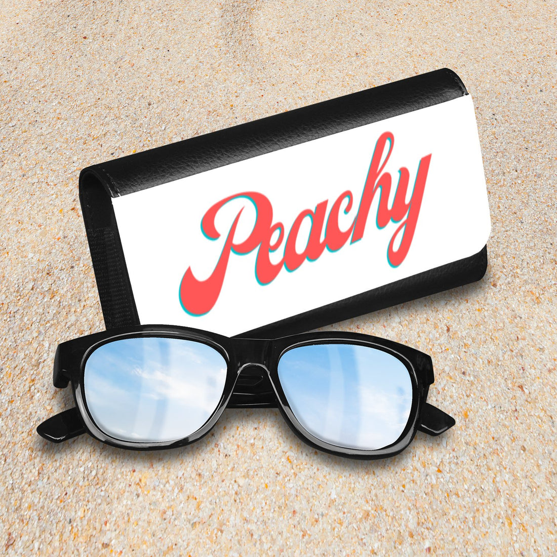Peachy Sunglasses Case - Positively Sassy - Peachy Sunglasses Case