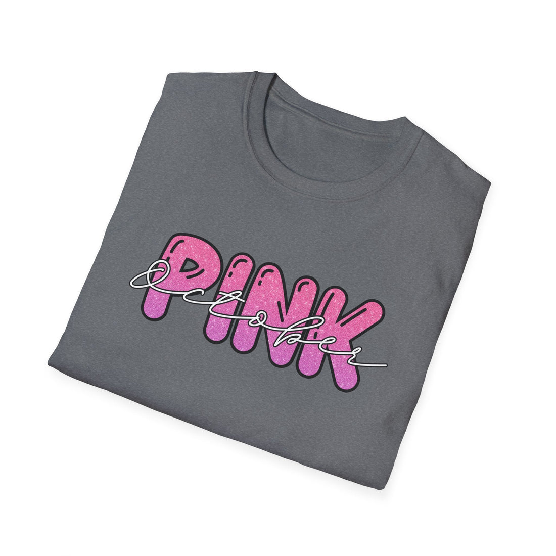 Pink October Unisex Softstyle T-Shirt - T-Shirt - Positively Sassy - Pink October Unisex Softstyle T-Shirt