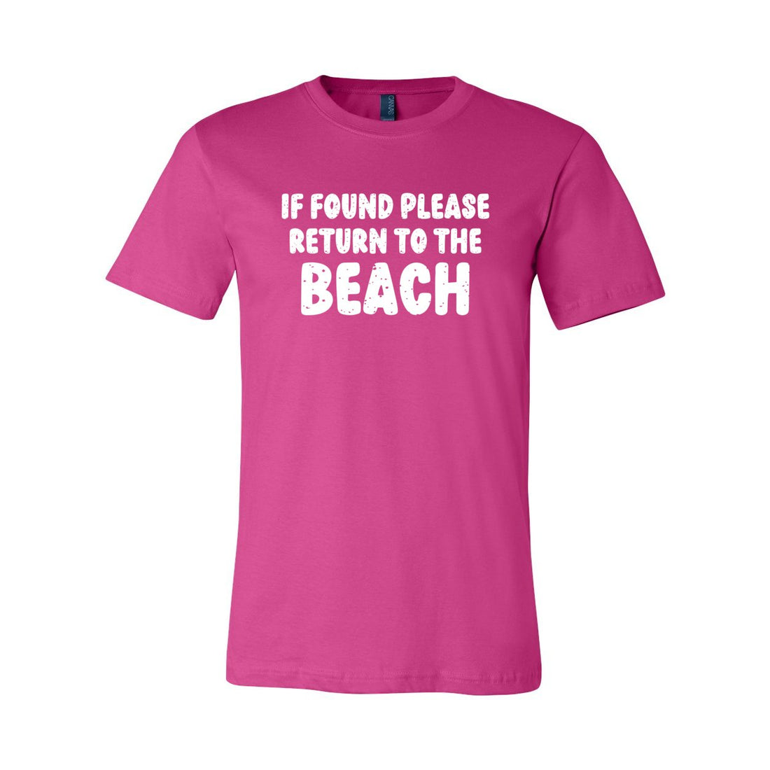 Return To Beach Sleeve Jersey Tee - T-Shirts - Positively Sassy - Return To Beach Sleeve Jersey Tee