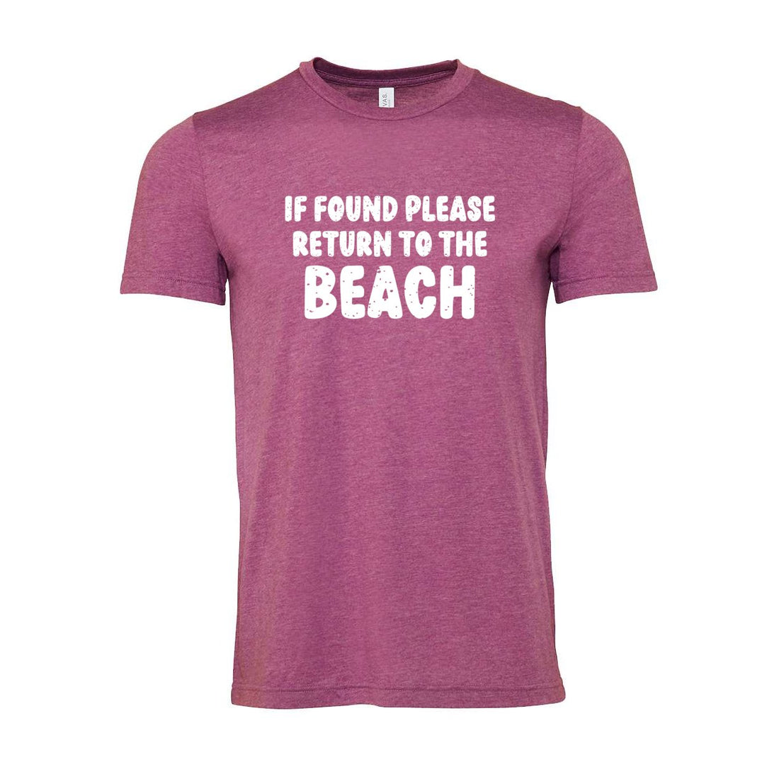 Return To Beach Sleeve Jersey Tee - T-Shirts - Positively Sassy - Return To Beach Sleeve Jersey Tee