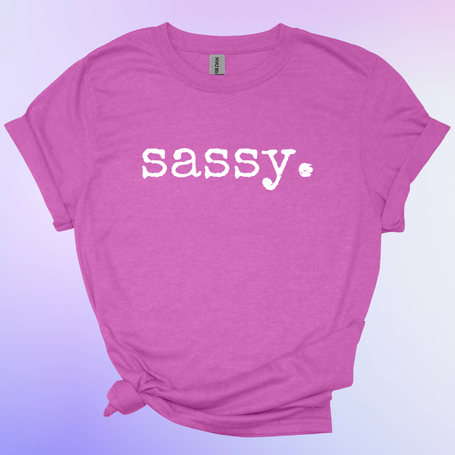 Sassy Unisex Softstyle T-Shirt - Fun and Playful Graphic Tee for Everyday Wear - T-Shirt - Positively Sassy - Sassy Unisex Softstyle T-Shirt - Fun and Playful Graphic Tee for Everyday Wear