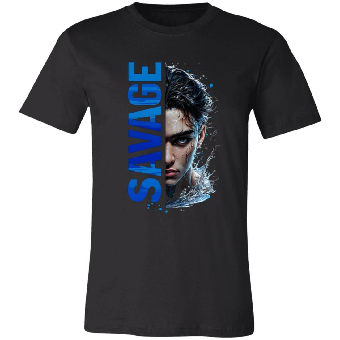 Savage Swimmer 3001C Bella + Canvas Unisex Jersey Short - Sleeve T-Shirt - T-Shirts - Positively Sassy - Savage Swimmer 3001C Bella + Canvas Unisex Jersey Short - Sleeve T-Shirt