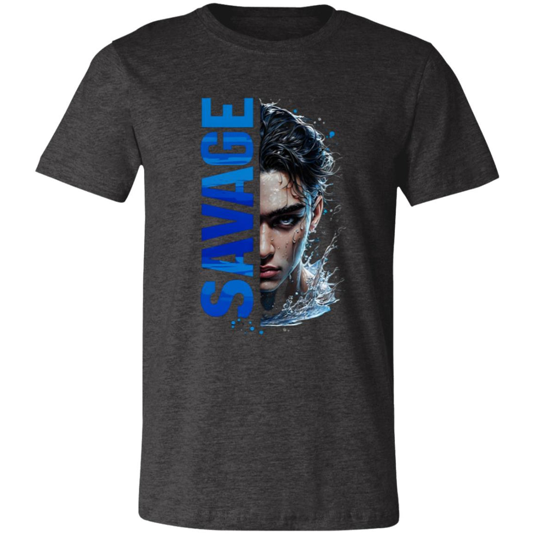 Savage Swimmer 3001C Bella + Canvas Unisex Jersey Short - Sleeve T-Shirt - T-Shirts - Positively Sassy - Savage Swimmer 3001C Bella + Canvas Unisex Jersey Short - Sleeve T-Shirt