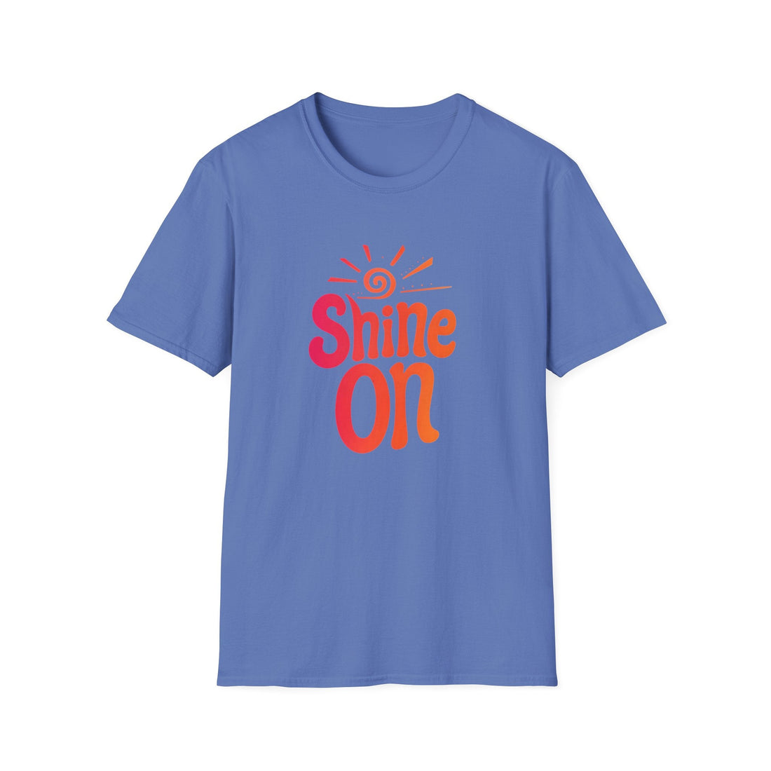 Shine On Unisex Softstyle T-Shirt, Positive Vibes Tee, Fun Graphic Shirt, Casual Wear, Gift for Friends, Brighten Your Day - T-Shirt - Positively Sassy - Shine On Unisex Softstyle T-Shirt, Positive Vibes Tee, Fun Graphic Shirt, Casual Wear, Gift for Friends, Brighten Your Day