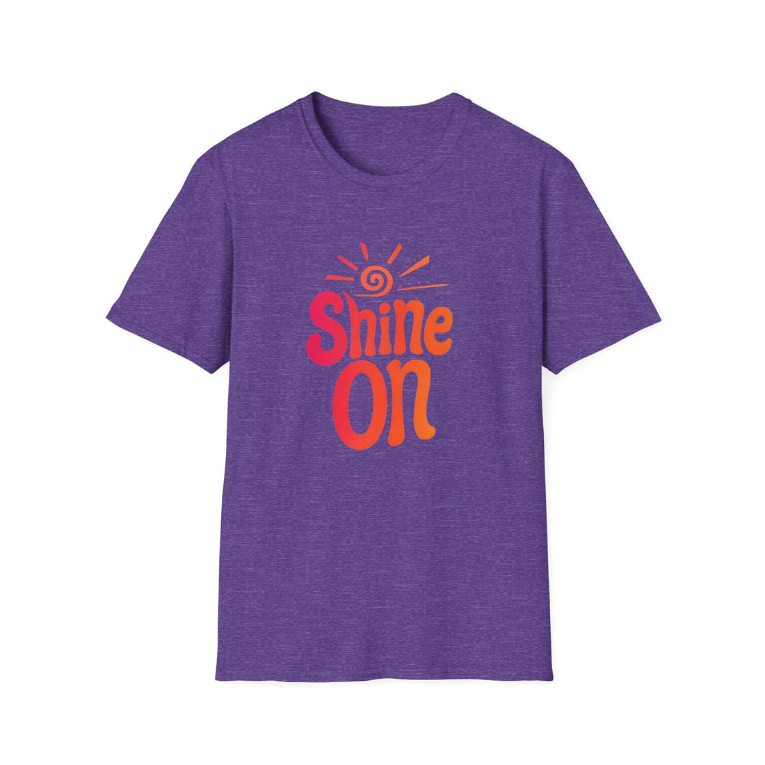 Shine On Unisex Softstyle T-Shirt, Positive Vibes Tee, Fun Graphic Shirt, Casual Wear, Gift for Friends, Brighten Your Day - T-Shirt - Positively Sassy - Shine On Unisex Softstyle T-Shirt, Positive Vibes Tee, Fun Graphic Shirt, Casual Wear, Gift for Friends, Brighten Your Day
